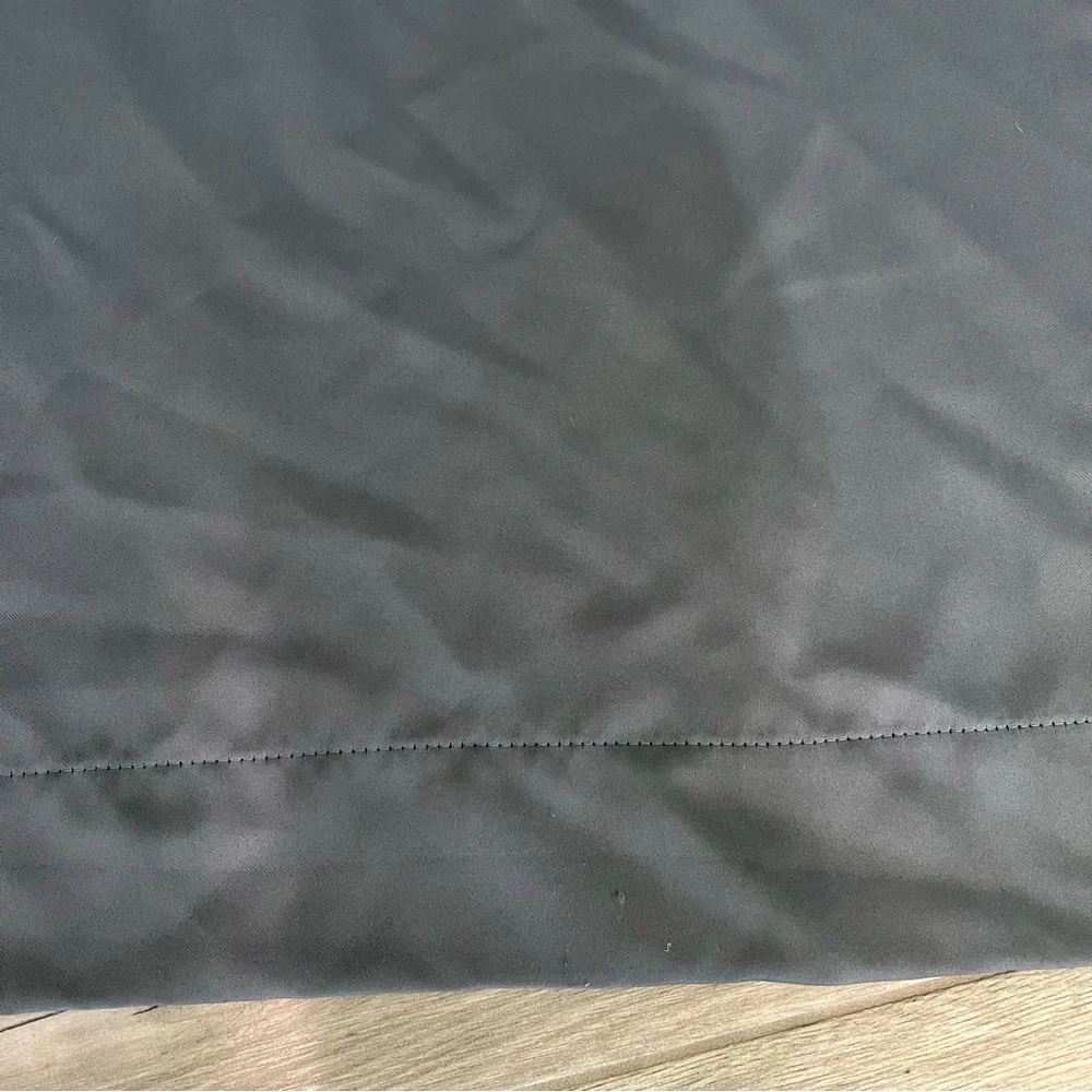 Set of 2 dark gray grommet curtain panels 53x105in